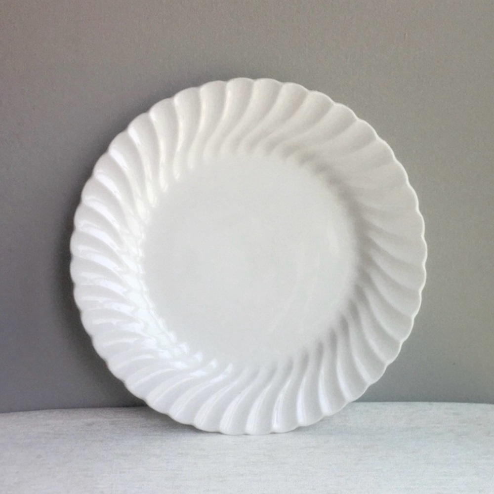 STAFFORDSHIRE old chelsea (4) vintage stoneware dinner plates